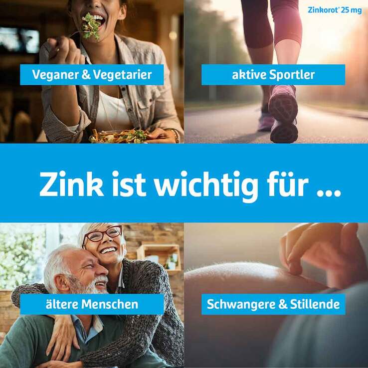 Zinkorot 25 mg hochdosierte Zink Tabletten, 100 St