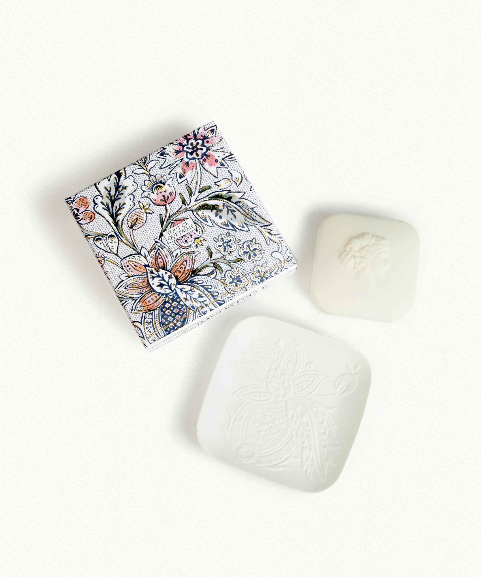 Mon Immortelle  Savon & porte savon - 150 g + 11 x 11cm