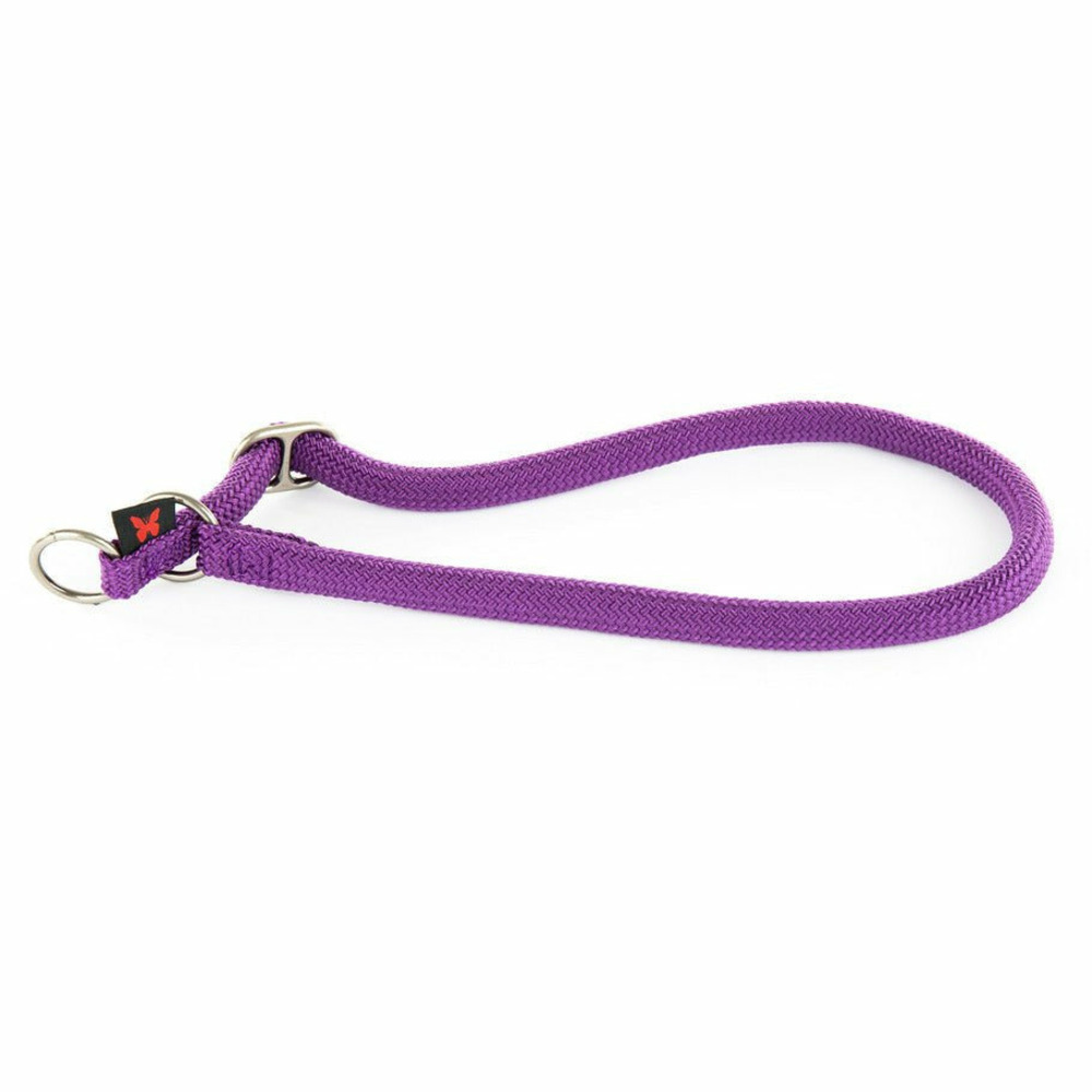 Collier semi-étrangleur pour l'éducation des chiens en nylon rond