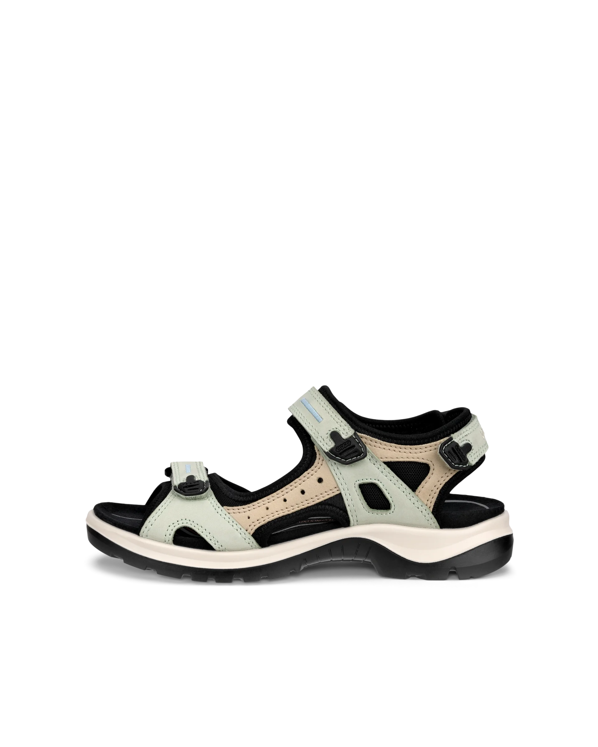 ECCO OFFROAD Damen Trekkingsandale aus Nubukleder Grün