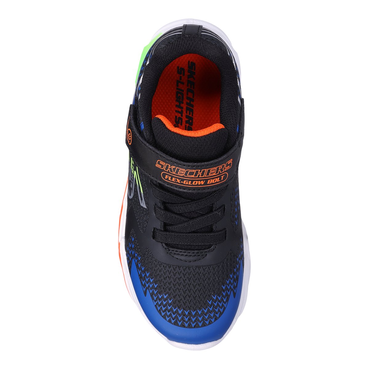 2X les points-Flexbolt-jb-Baskets - Talon plat - Noir Multi