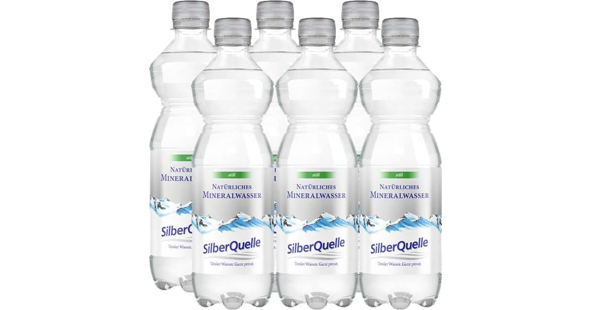 SilberQuelle Mineralwasser still Tray 6x 0,5 Liter (Einweg)
