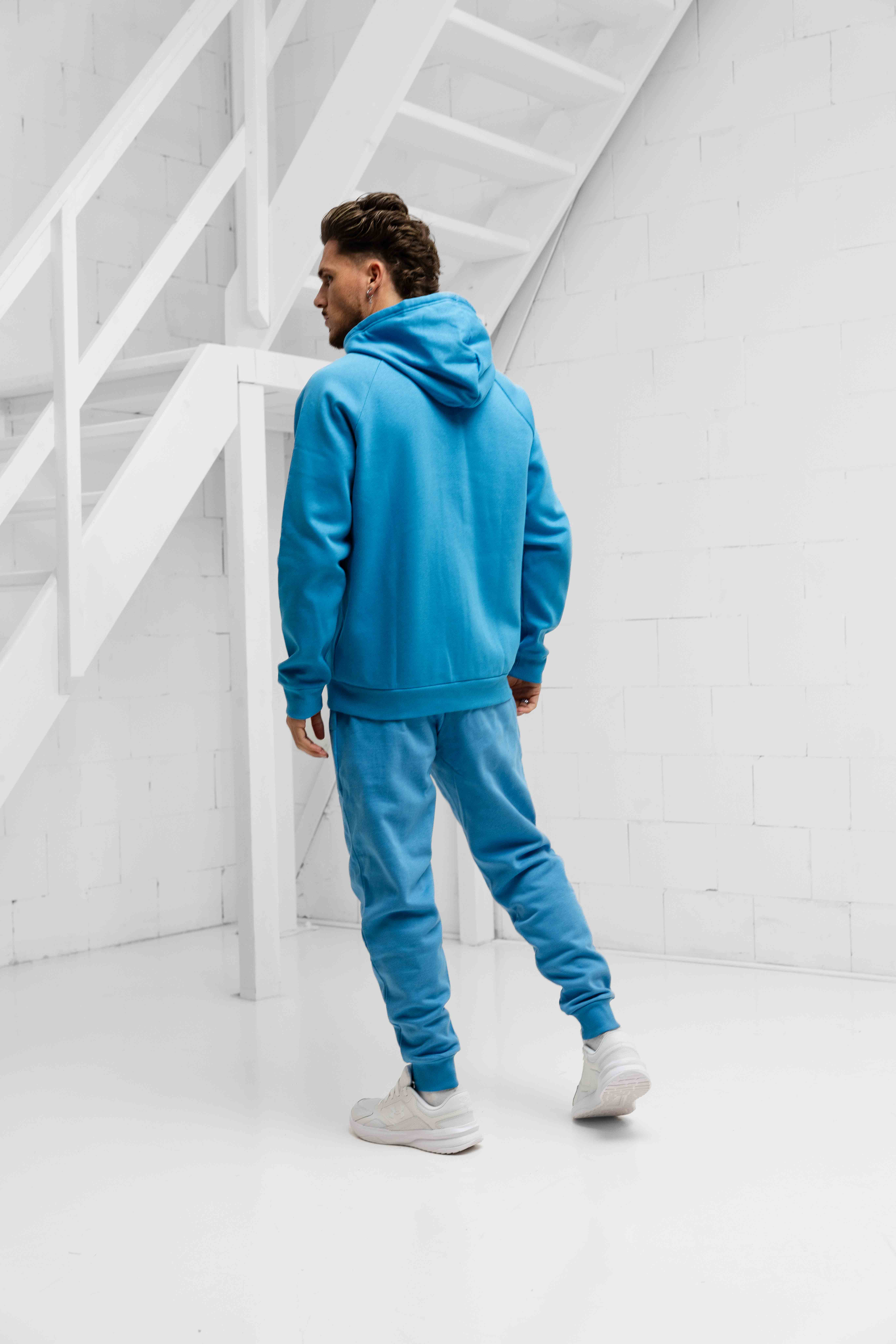 Under Armour Rival Fleece Full-Zip Trainingspak Heren Blauw