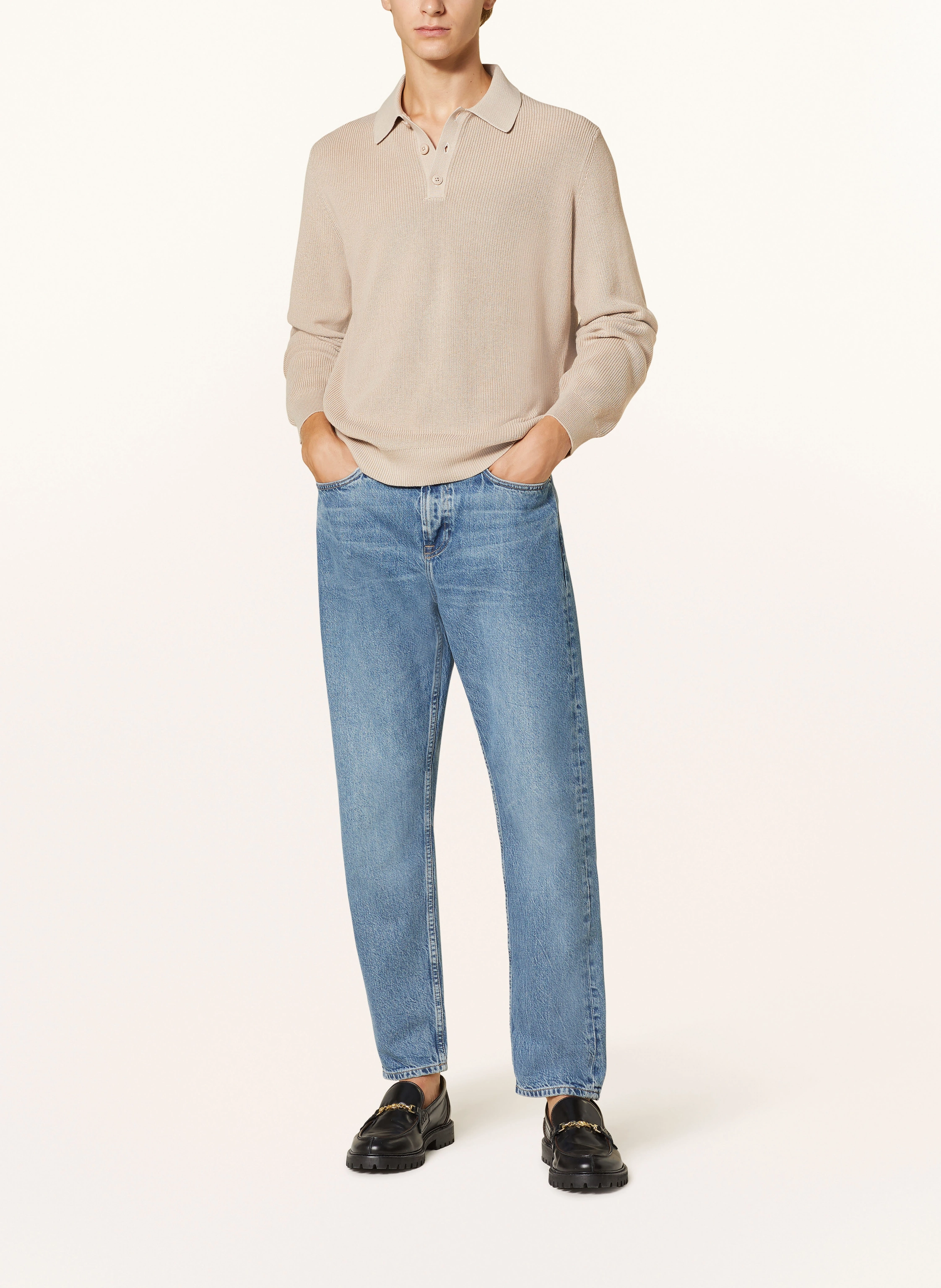 PAUL Strick-Poloshirt