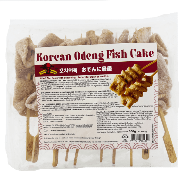 Mushroom Koreaanse Odeng Viscake Spiesjes 300g