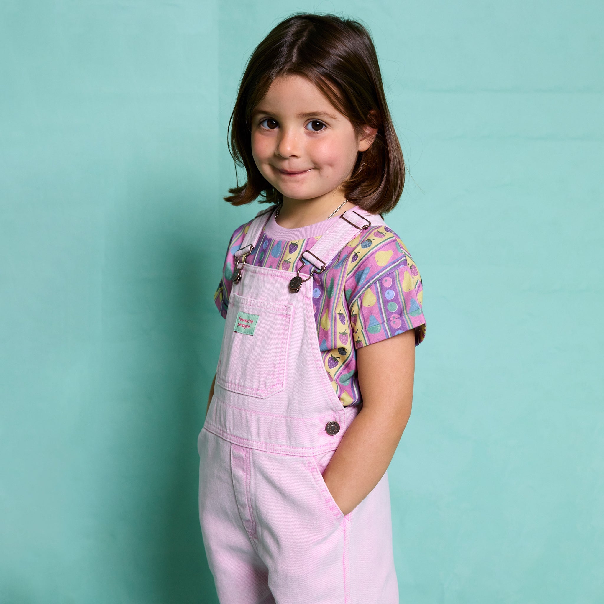 Latzhose Fuchsia Pink