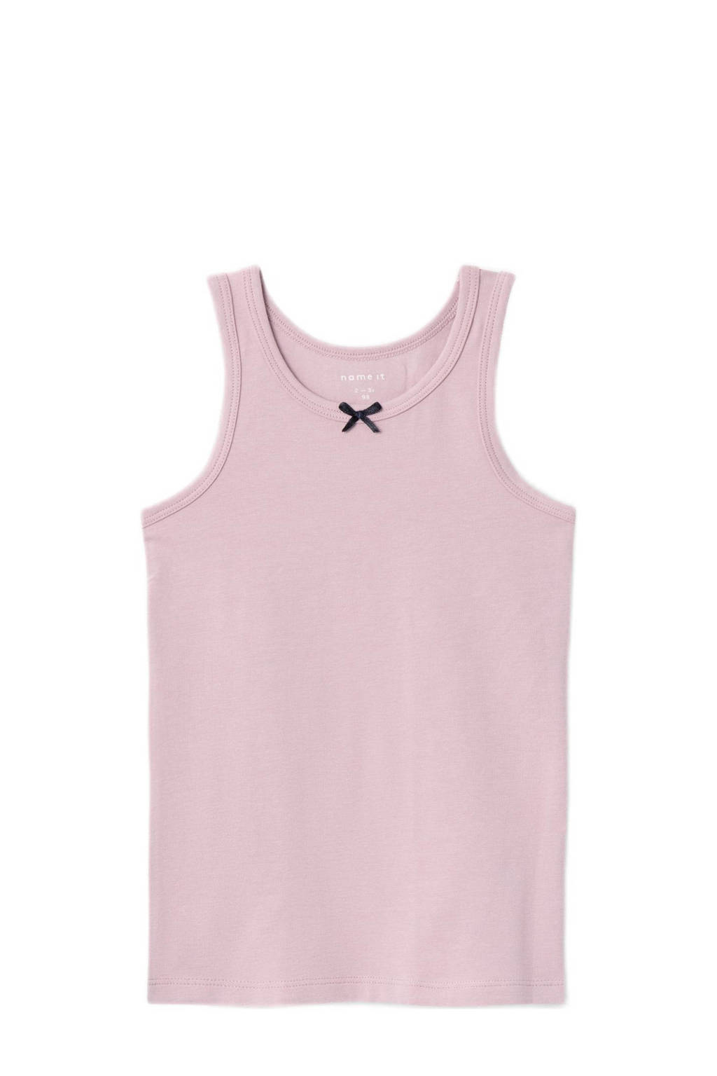 Tophemd NMFTANK TOP - set van 2 beige/lila