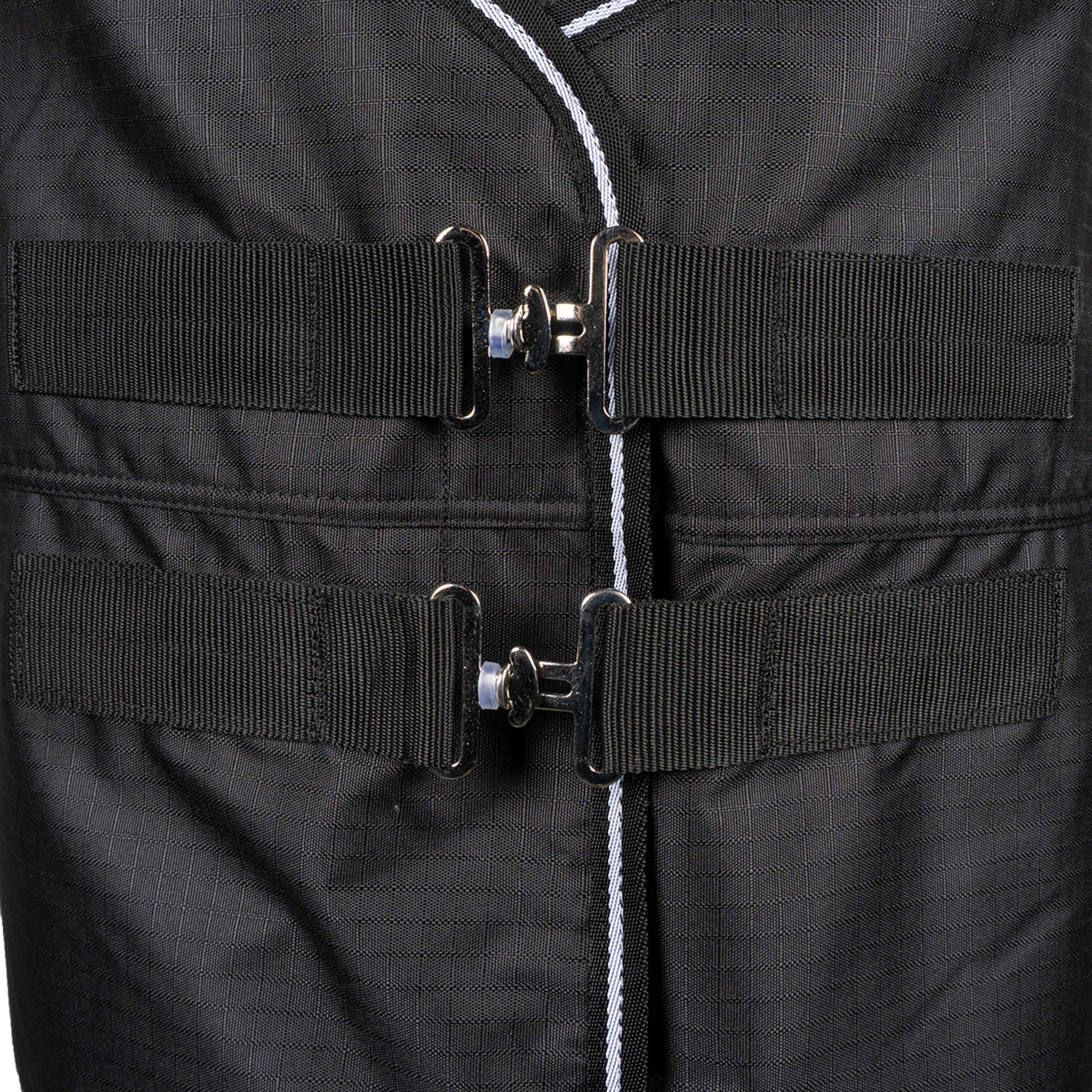 EQUITHÈME Outdoordeken Tyrex 600D Standard 150g Zwart