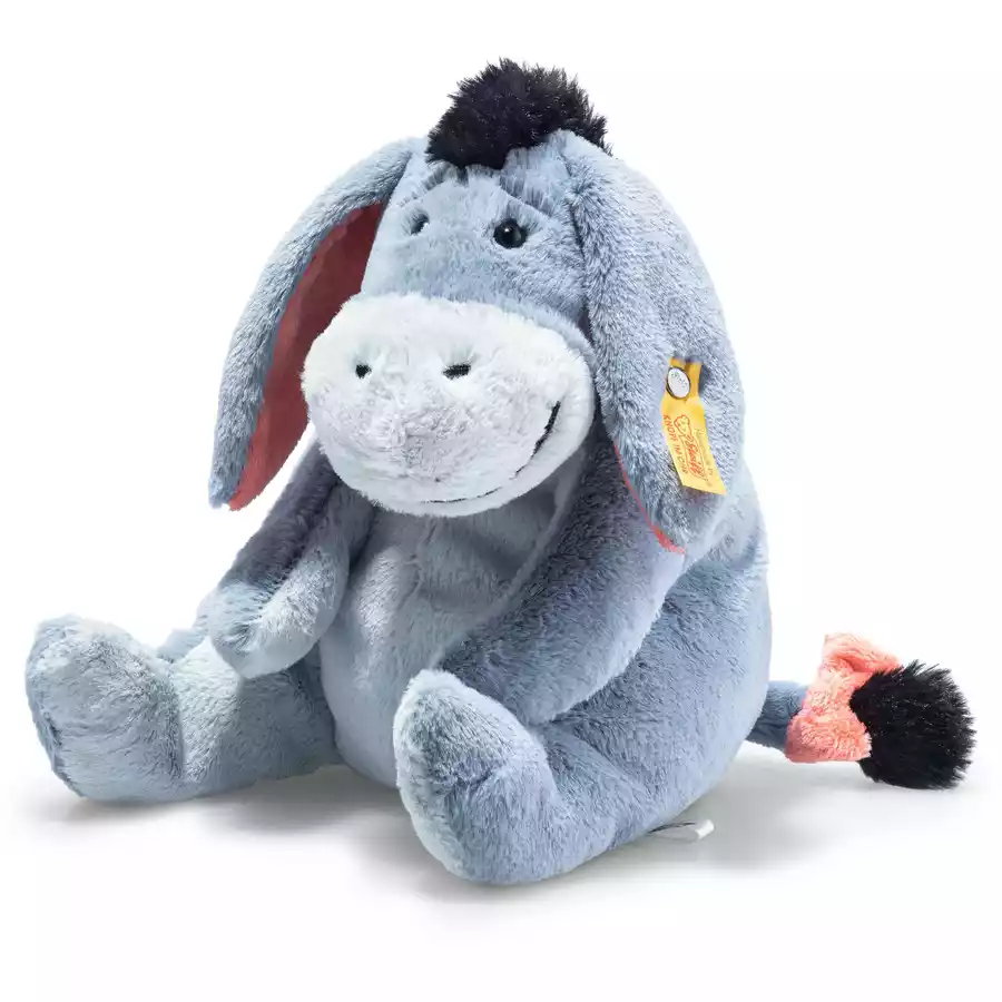 Steiff  Soft Cuddly Friends I-Aah graublau, 25 cm