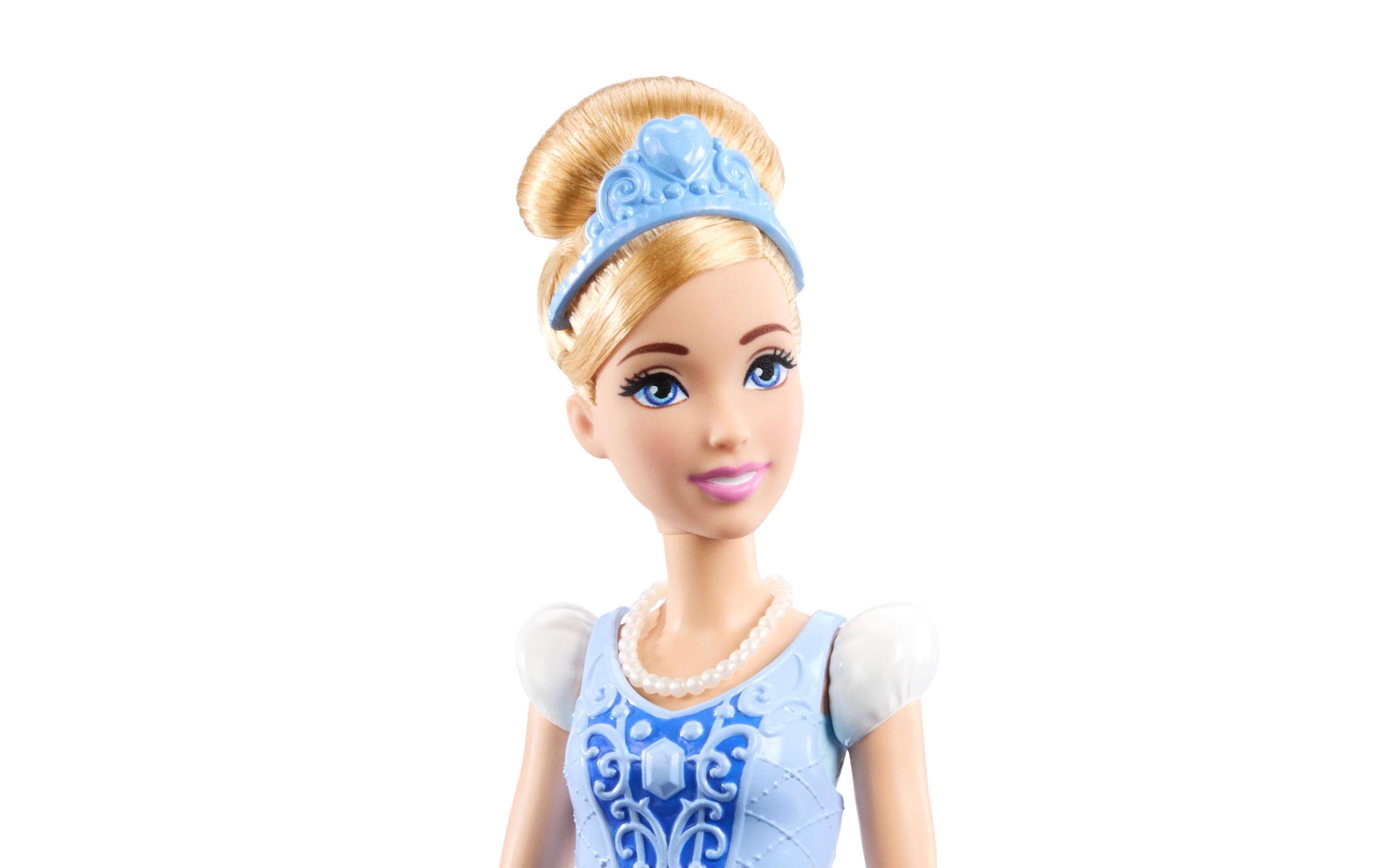 Spielset 2-in-1-Geschichten Cinderella-ModepuppePuppe mit 2 Oberteilen zum Anklipsen, 2 Röcken und 9 Accessoires