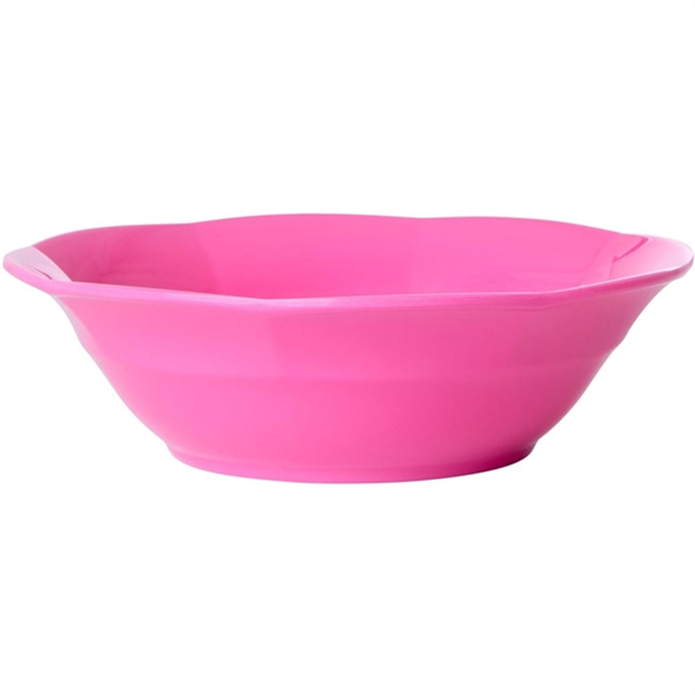 Fuchsia Melamin Dyb Tallerken - Rice → Luksusbaby.dk
