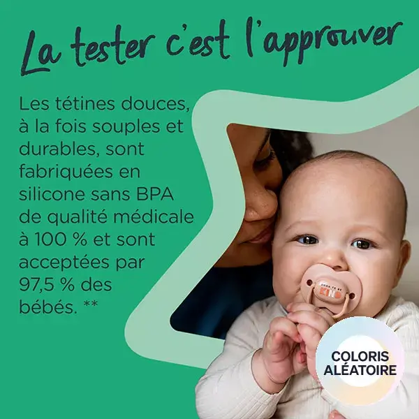 Tommee Tippee Sucette Closer To Nature Classique 6-18m Mixte Lot de 2