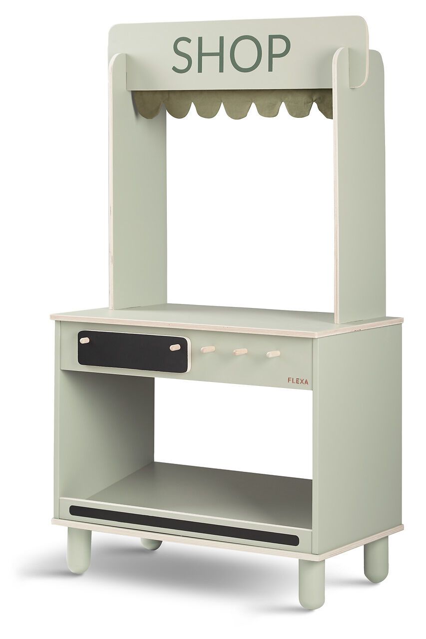 Flexa PLAY THE SHOP Spielzeug - Hellgrün / B: 60.0 cm x T: 35.5 cm x H: 112.5 cm