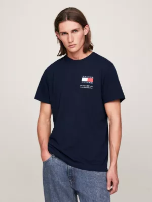 Camiseta Slim Fit com Logo Essencial
