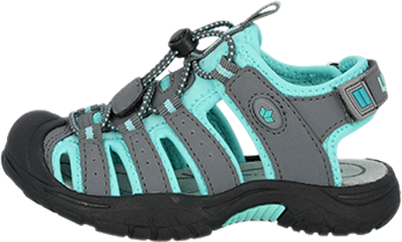 Lico Nimbo Kinder Zehenschutzsandalen grau türkis