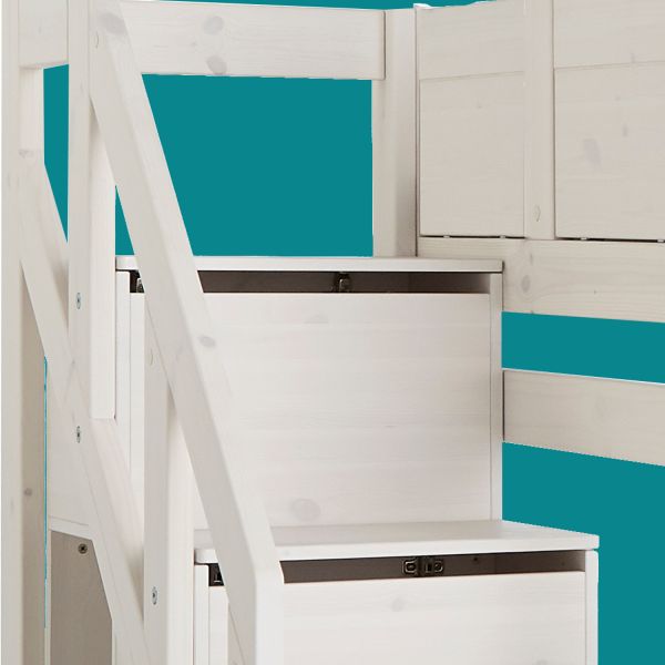 LIFETIME Kidsrooms Halfhoogslaper met Whitewash
