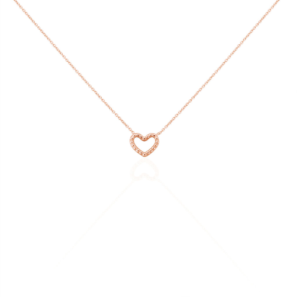 Collier Menel Argent Rose