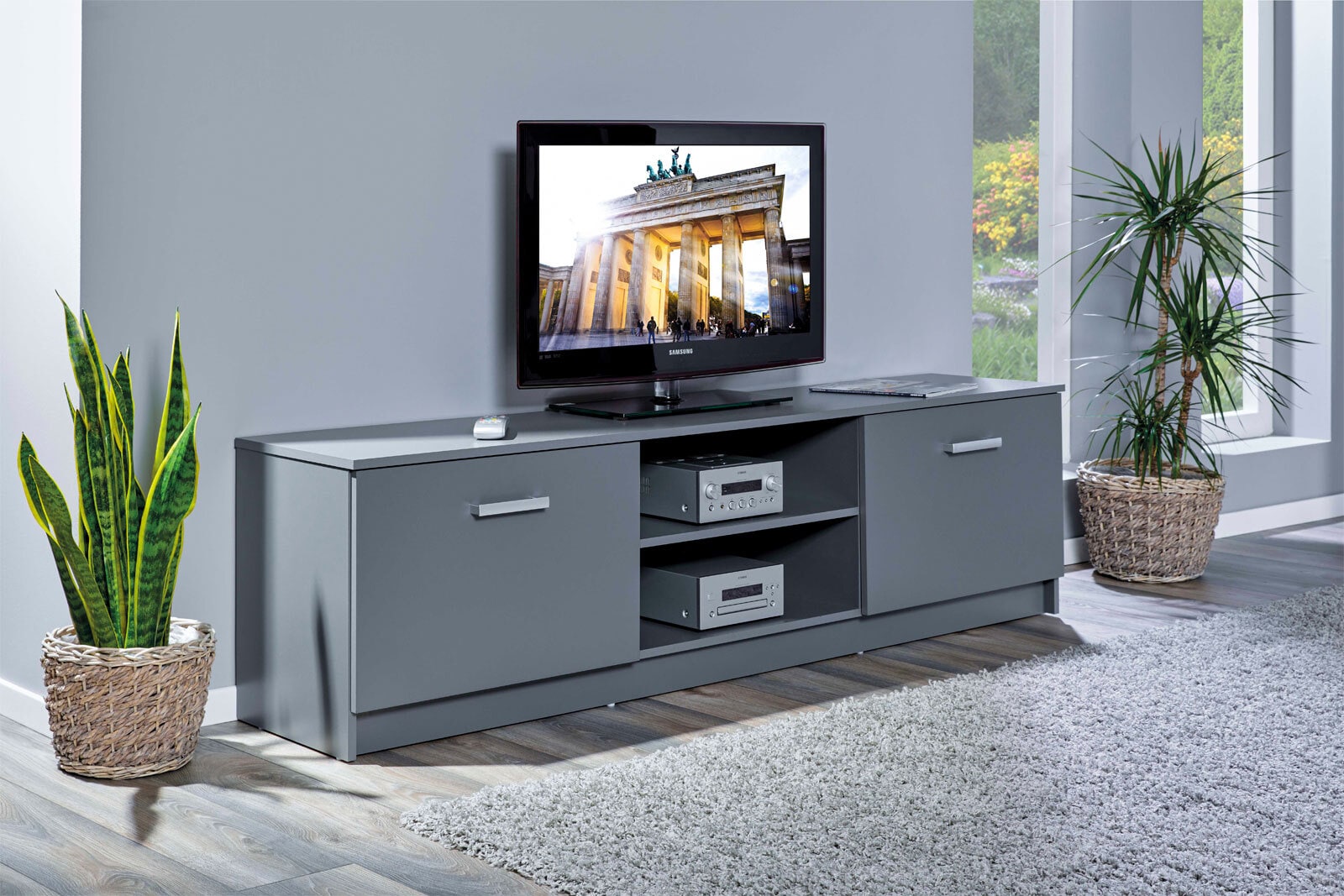 TV-Schrank ROBERT grau