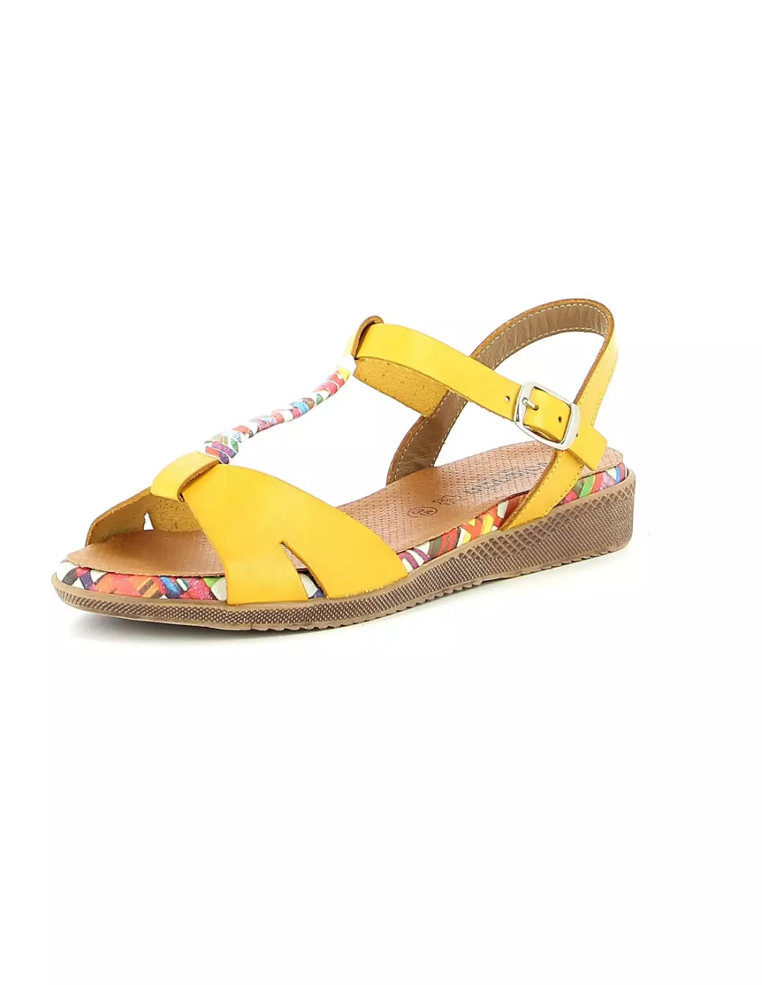 JORDANA RAMA 3423 AMANDAN AMARI - Sandales & nu-pieds Jaune