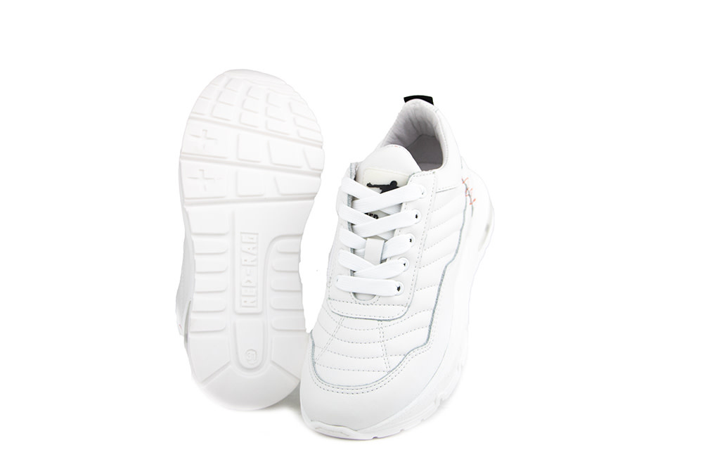 Red Rag Sneaker White Nappa