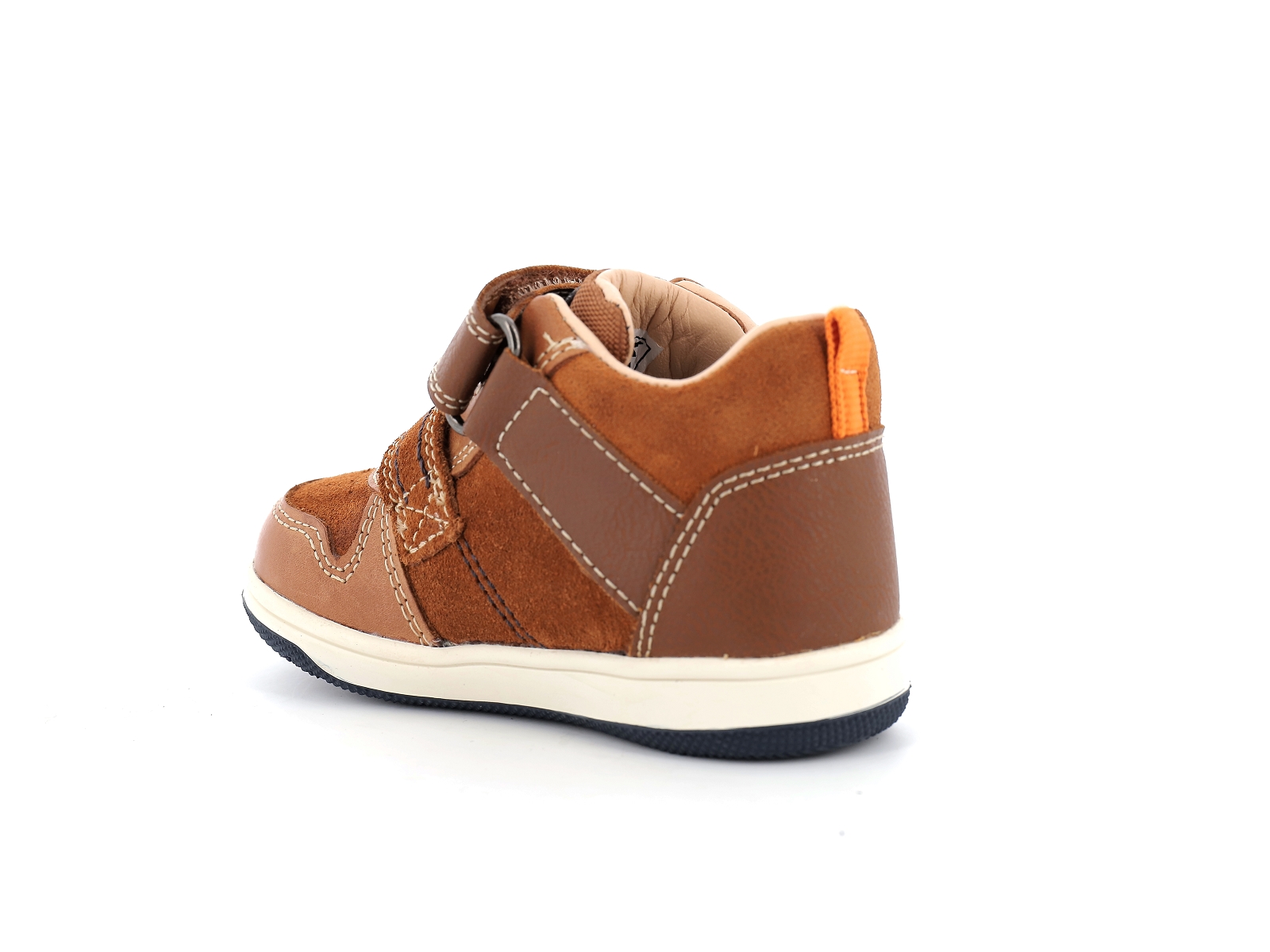 Geox-B NEW FLICK BOY-B161LA Matières combinées Multi-Marron
