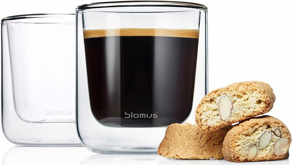 BLOMUS Thermoglas »NERO« Doppelwandig, Inhalt 200 ml, 2-teilig
