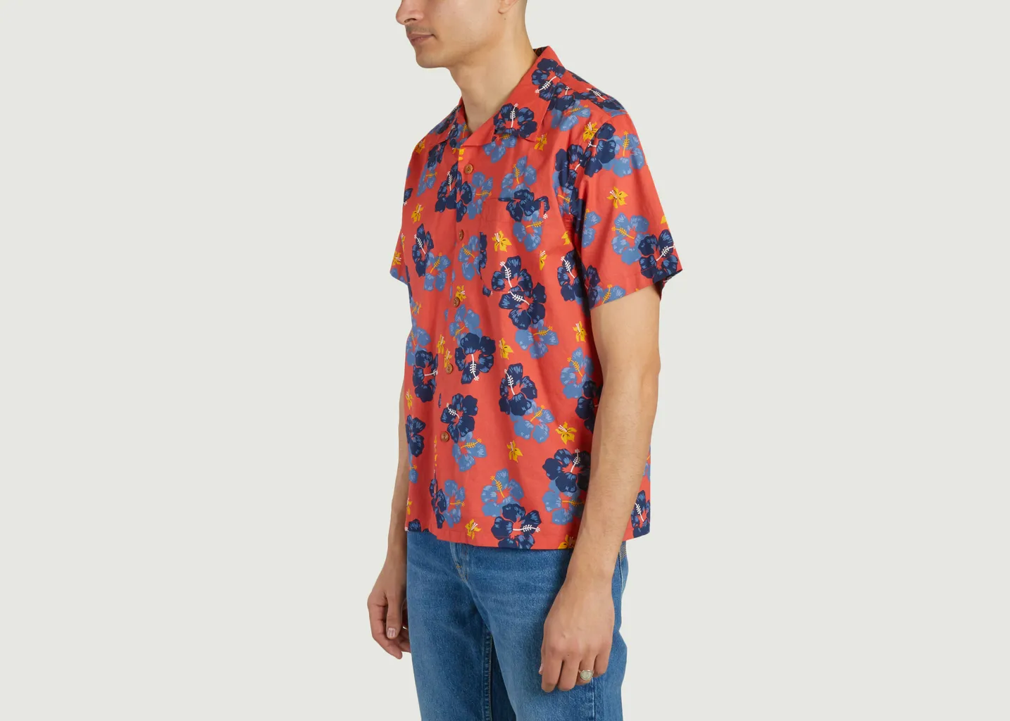 Chemise Arthur Flower Hawaï Nudie Jeans