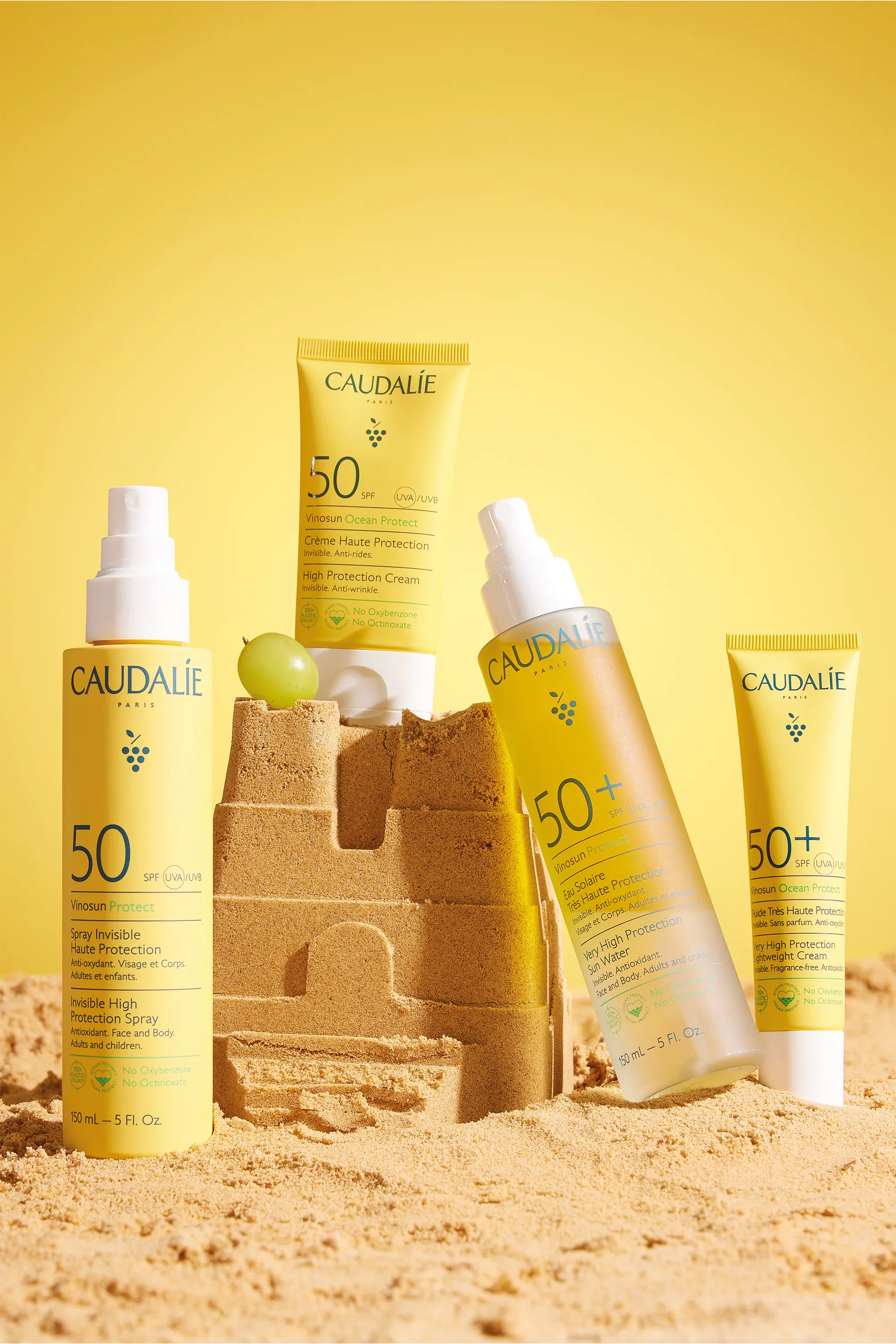Caudalie Spray solaire invisible haute protection SPF50 Vinosun-150 ml