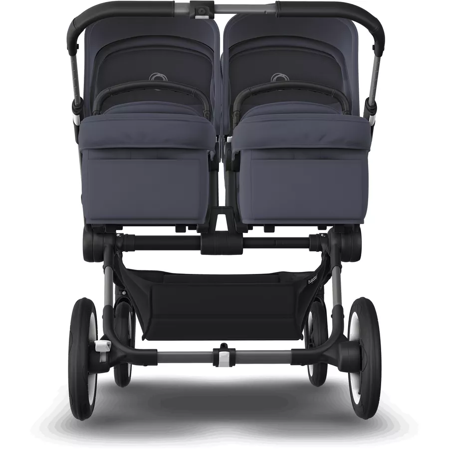 bugaboo Zwillingswagen Donkey 5 Twin Complete GraphiteStormy Blue