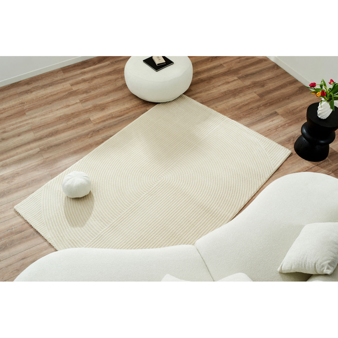 Nazar Rugs Tapis Bianca 159 crème - 160x230 cm