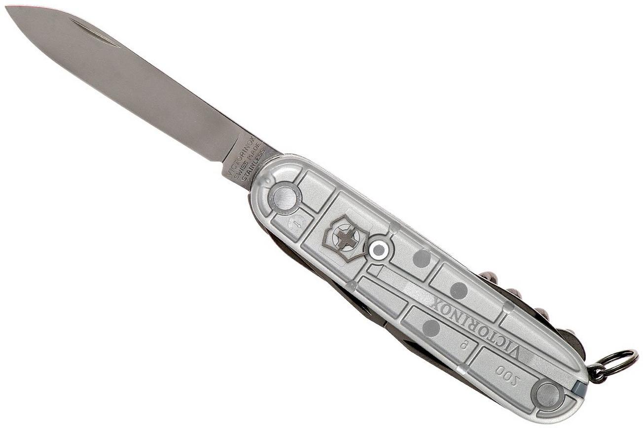 Victorinox Huntsman transparant zilver 1.3713.T7 Zwitsers zakmes