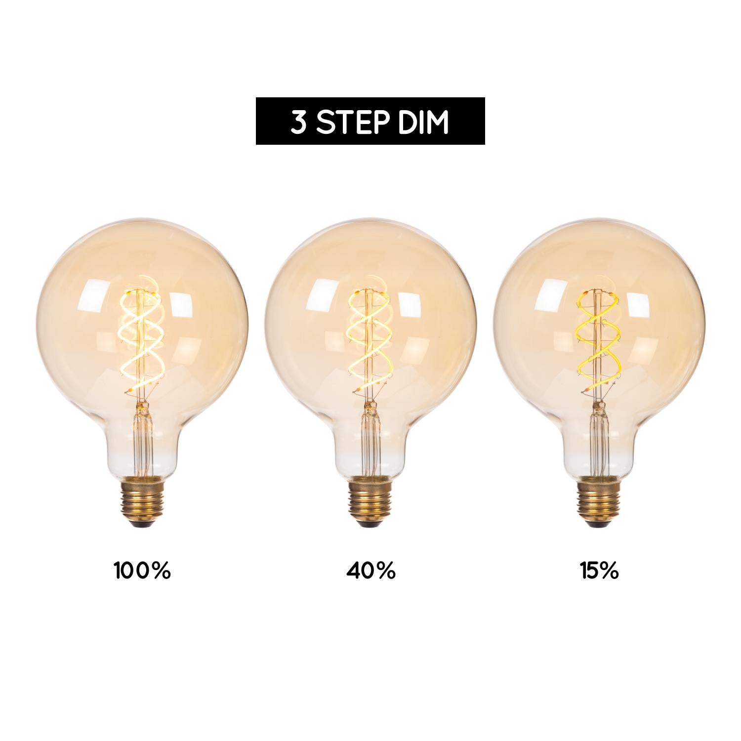 Lucide G125 Filament lamp - Amber