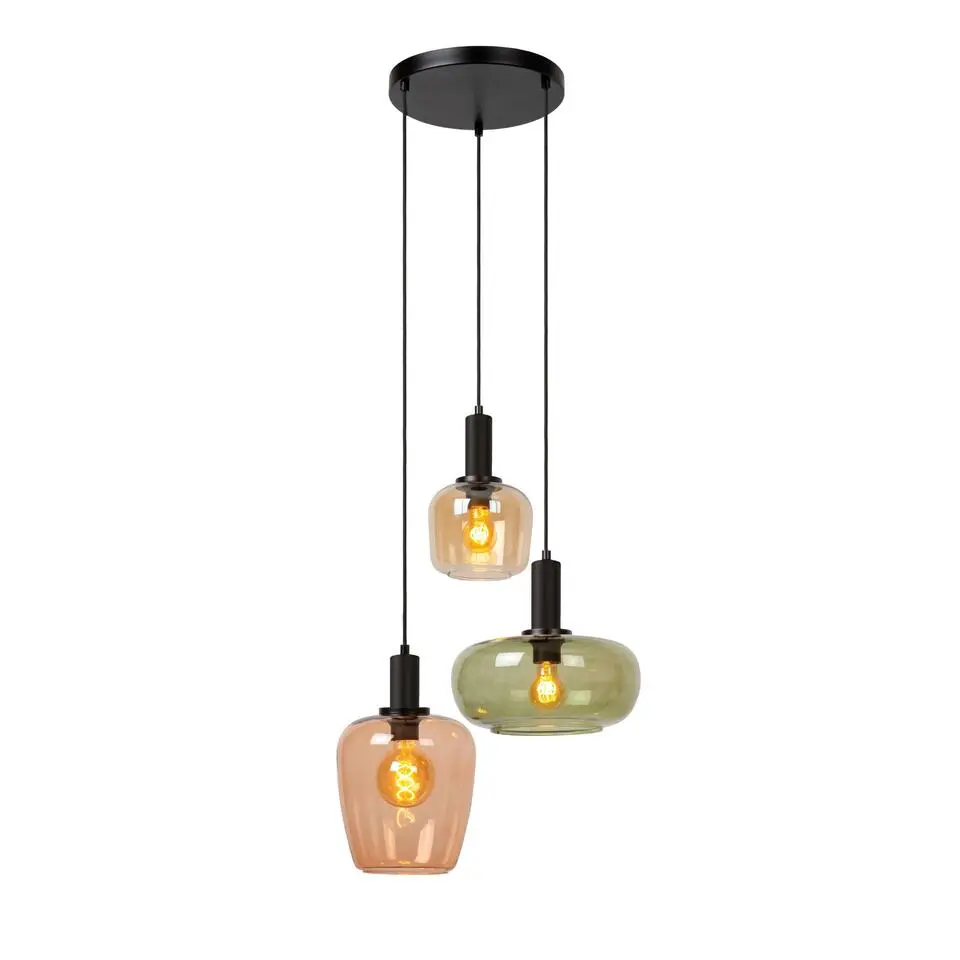 Lucide ILONA Hanglamp - Zwart