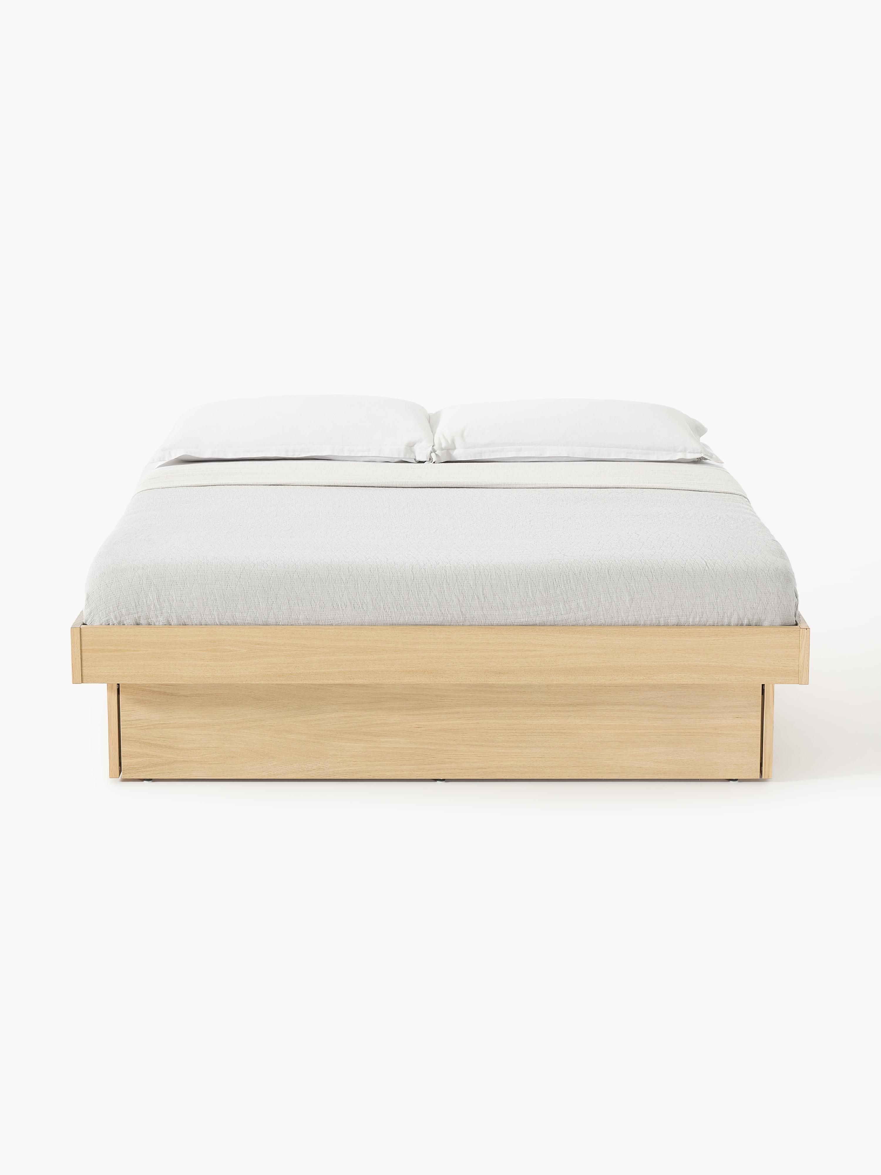 Houten bed Sato met lades