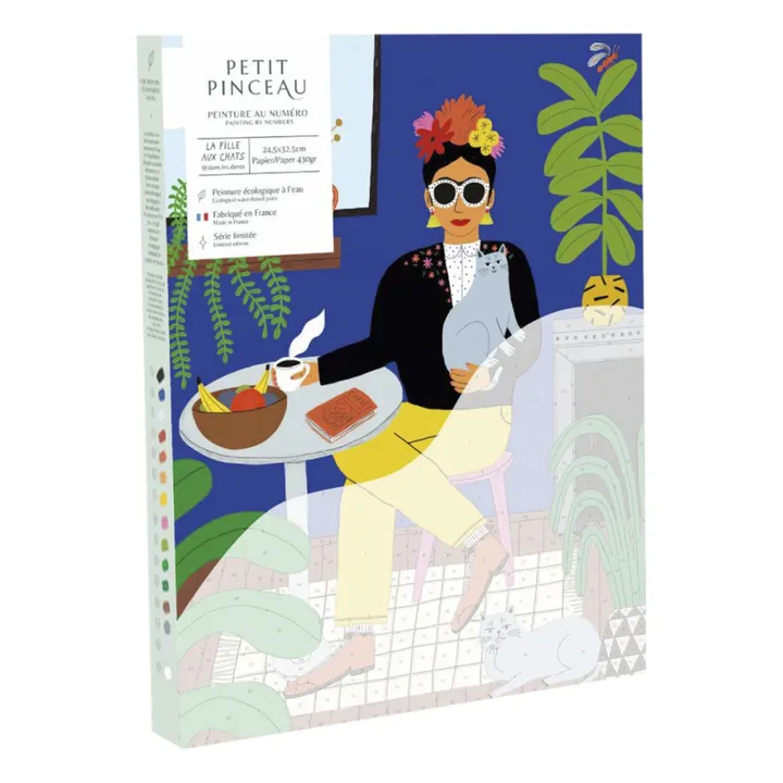 La Petite Épicerie Kit de peinture au numéro - La Fille aux Chats
