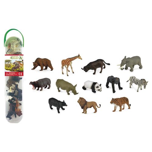 Collecta mini wilde dieren 5-3 cm (12st)