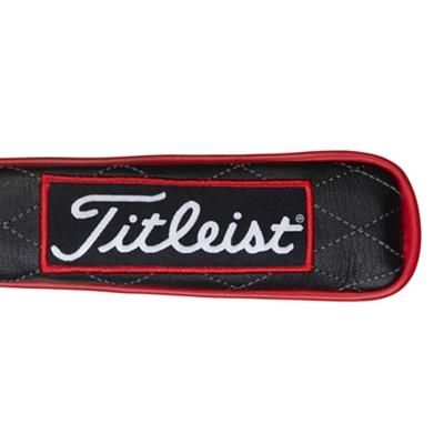 Headcover Leather Alignment Sticks Jet Black