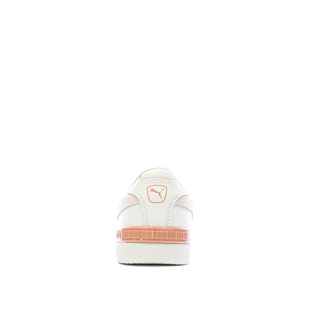 Puma Baskets Blanches/Rose Femme Puma Jada
