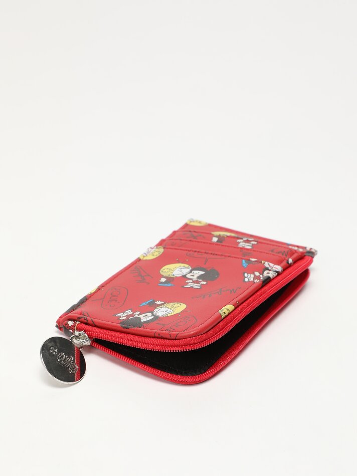 Porta-cartões Mafalda - Vermelho