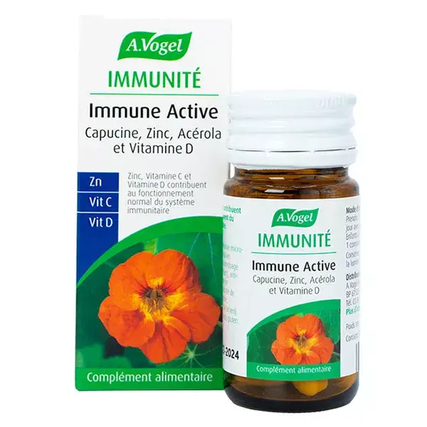 A.Vogel Immun Booster Vitamina D e Zinco 30 comprimidos