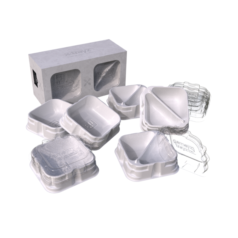 Coupelles de rangement - X-Trayz Blanc
