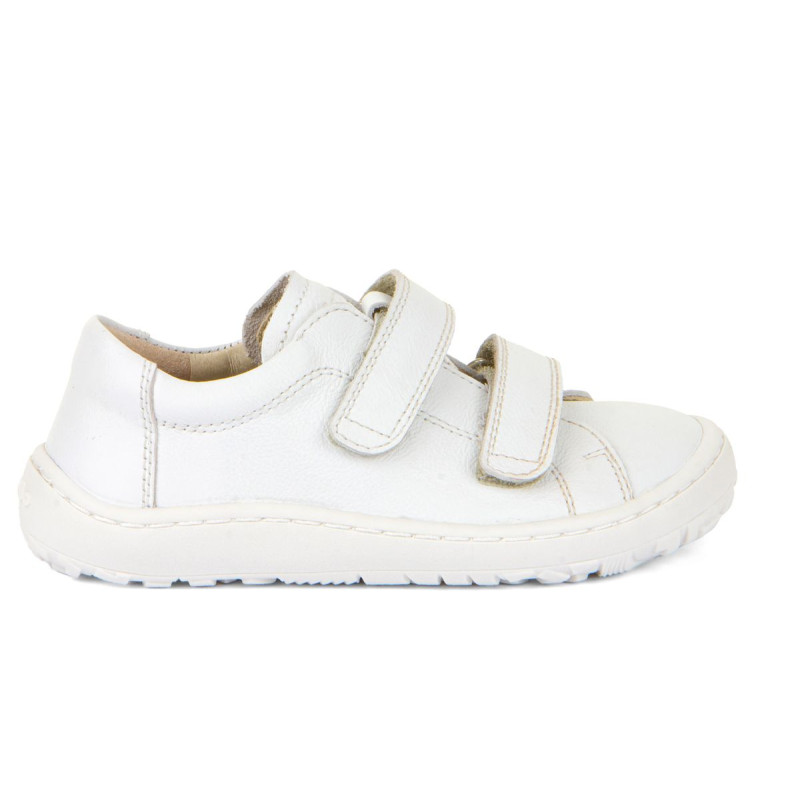 Froddo Froddo Barefoot Cuir Velcros Blanc