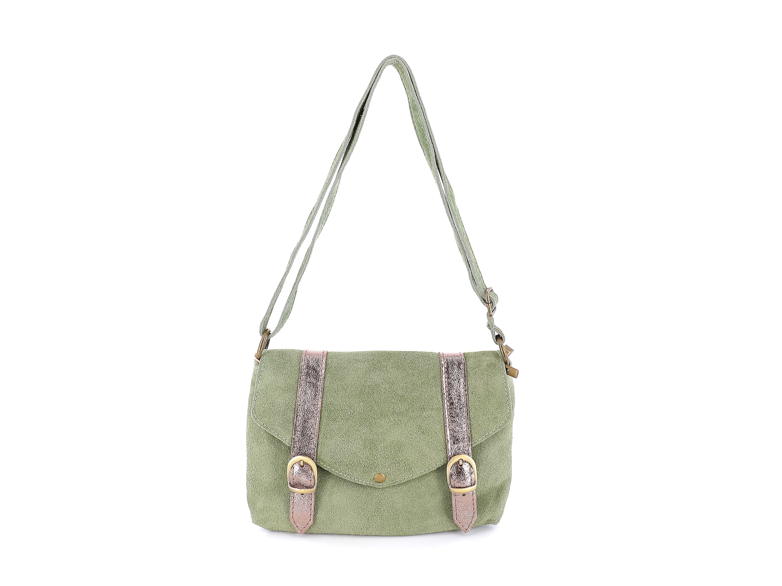 L brand-248 B SAC CUIR Cuir Olive
