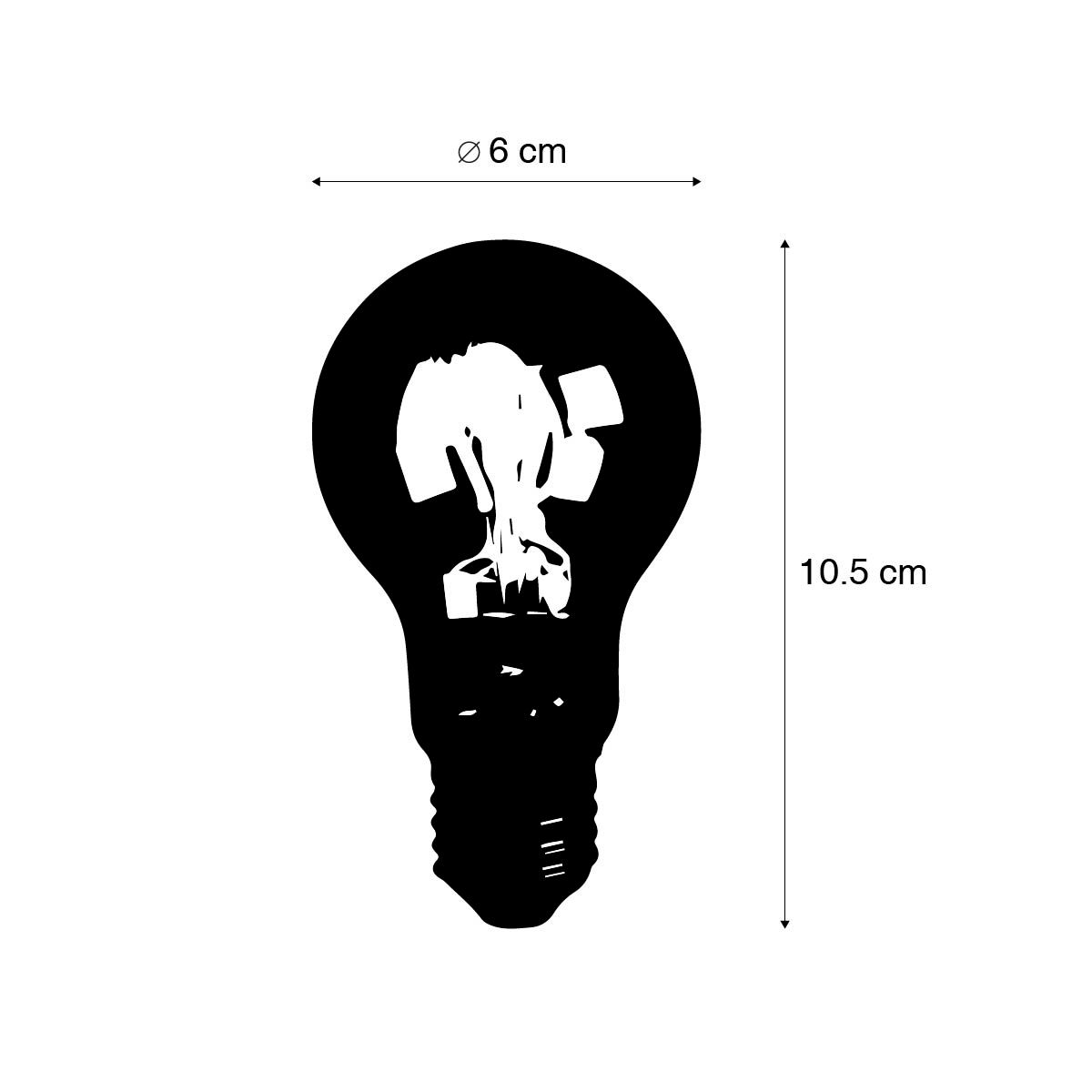 E27 dimbaar in kelvin LED lamp A60 goldline 8W 806 lm 2000-2700K