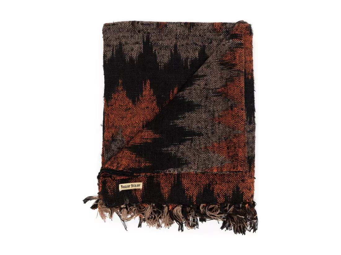 Le s'il vous Plaid - Black Orange
