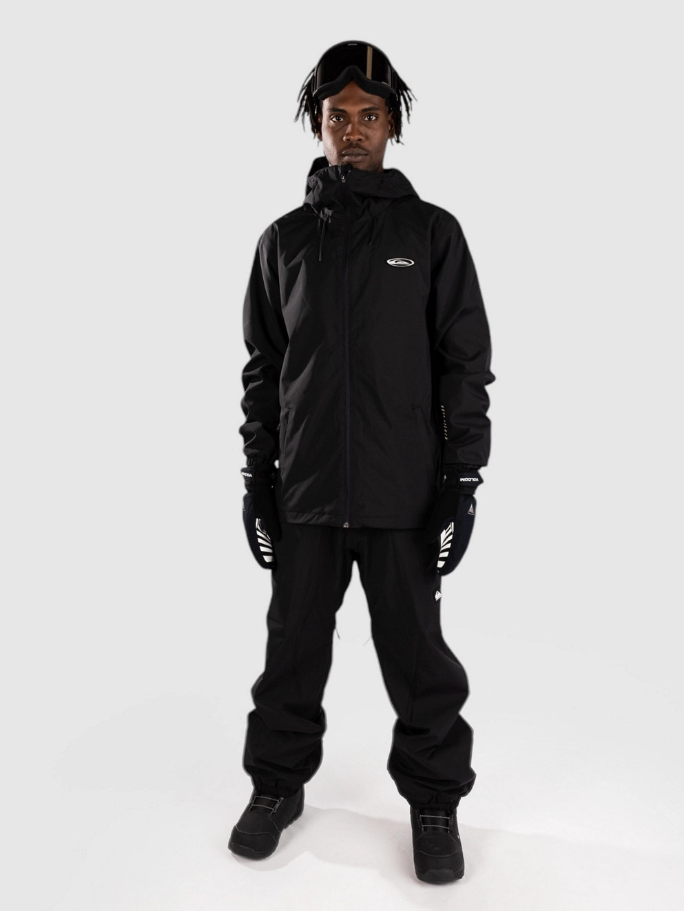 Quiksilver High In The Hood Jacket true black
