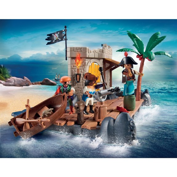Ilot des pirates Playmobil My Figures 70979