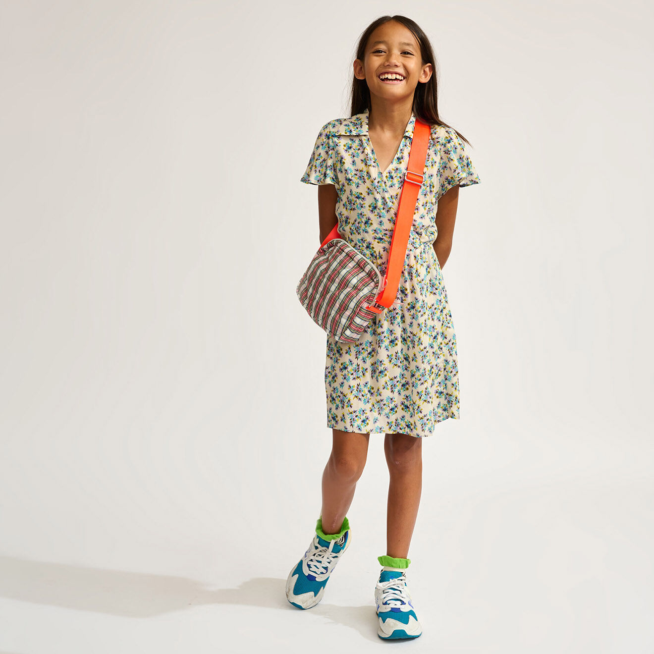 Bellerose Robe Peppa imprimée multicolore