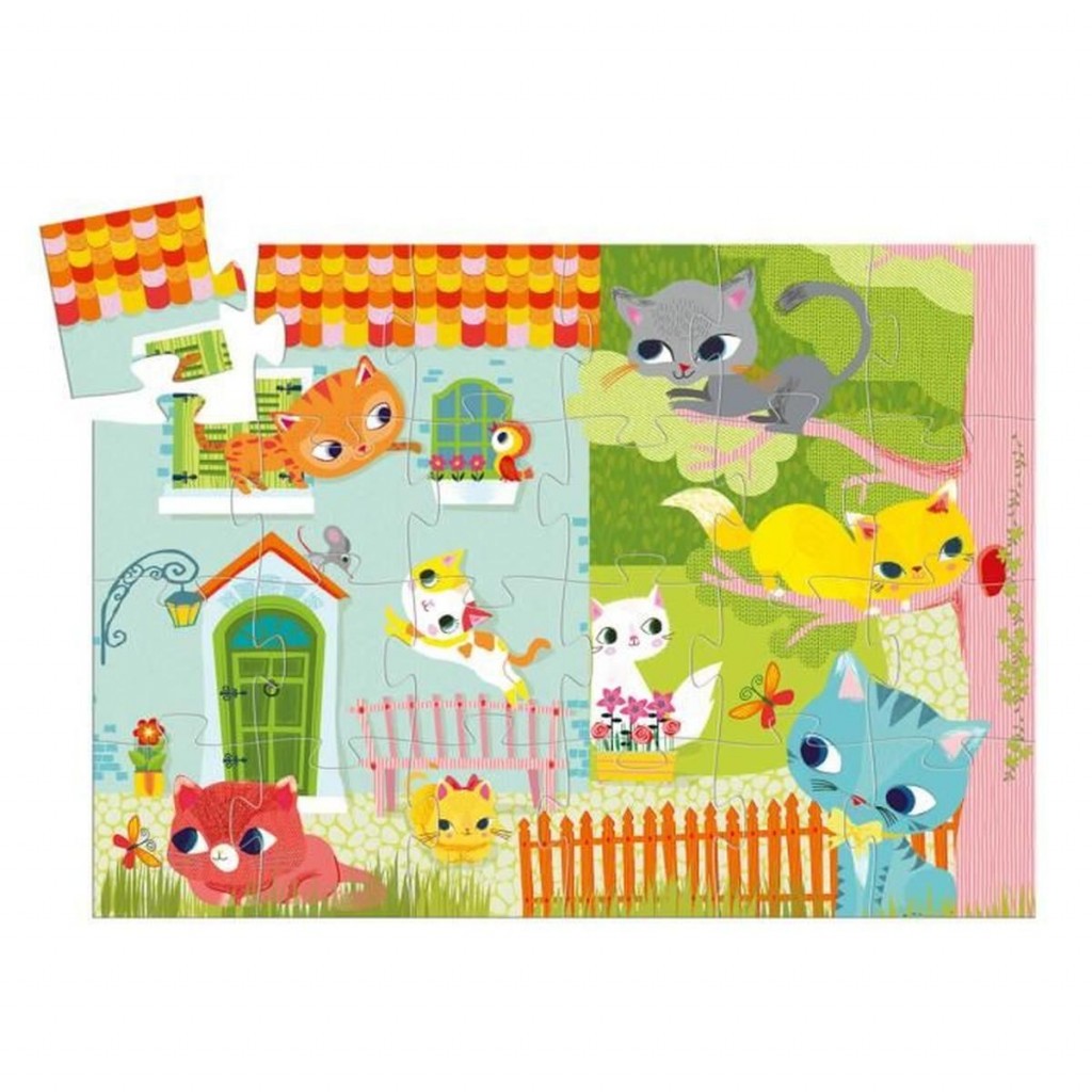 Puzzle Silhouette - Pachat & ses Amis- 24 pièces
