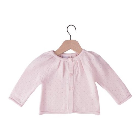 Love Me Too Cardigan   Rose        6 mois   de               P'tit bisou